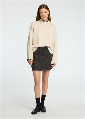 Harper hw short skirt Sort Selected Femme